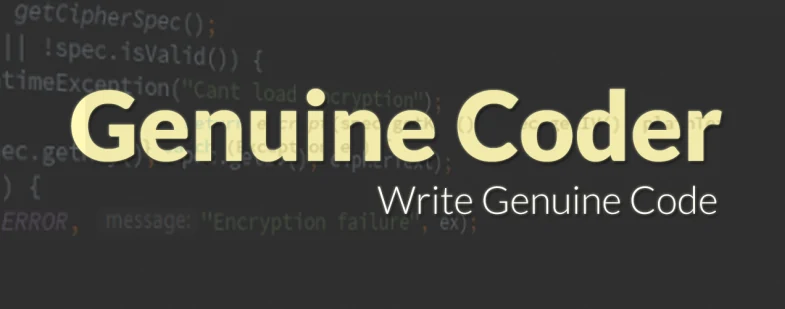 Genuine Coder Blog Logo